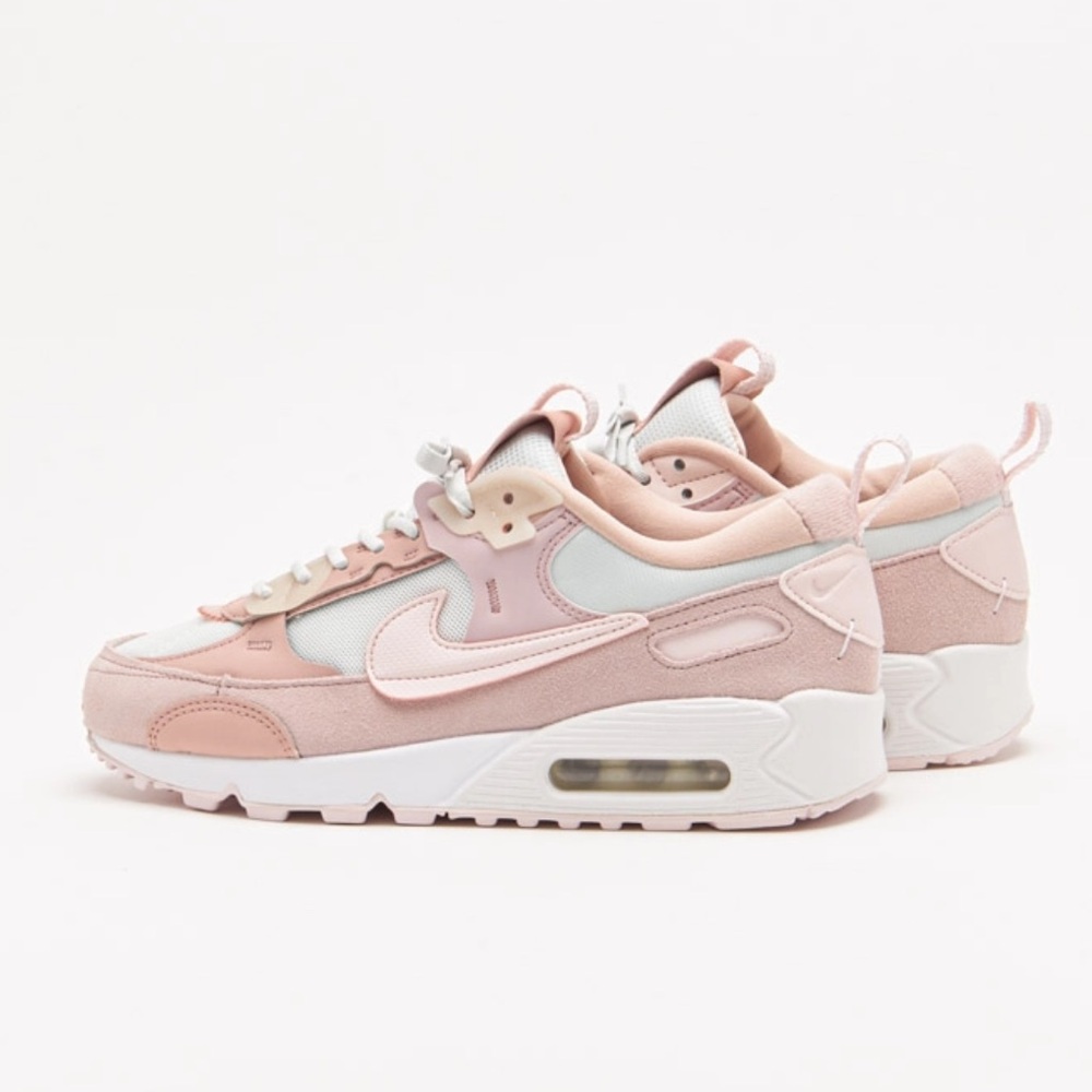 NWOB Nike (WMNS) Air Max 90 Futura 'Barely Rose'. Size 10. MSRP $186 - Picture 4 of 17